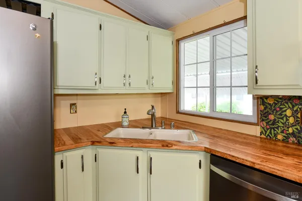 a view of a hallway with a bedroom
