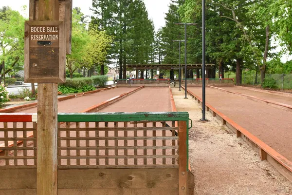 a house with trees in the background