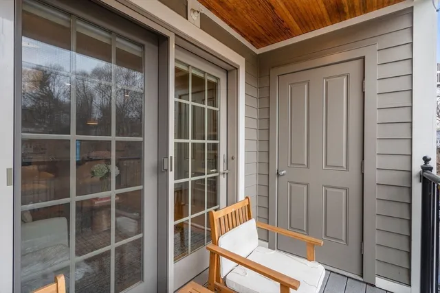 a view of chair in the balcony