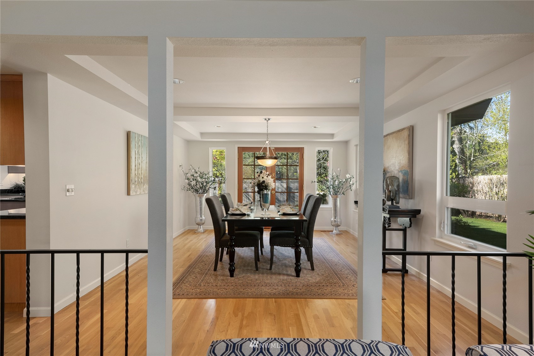 822 South 27th Street Renton, WA 98055 - Photo 8 of 34 a view of a dining room with furniture window and wooden floor