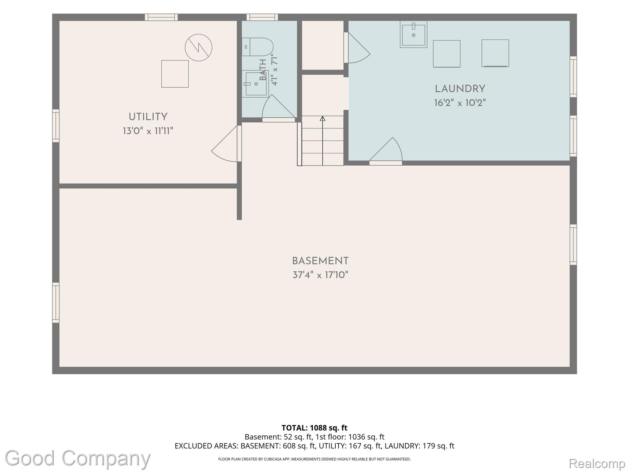 1842 Massoit Road Royal Oak, MI 48073 - Photo 51 of 52 Floor plan
