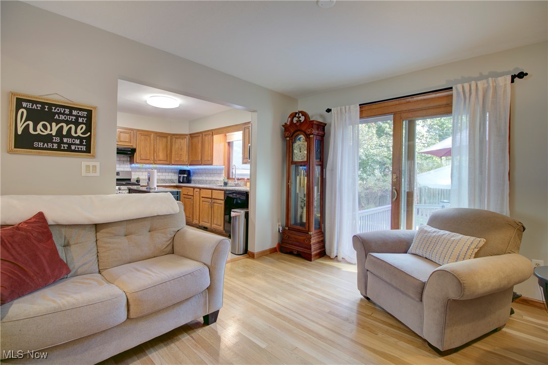 154 Lee Road Berea, OH 44017 - Photo 11 of 50 While this room functions normally as a dining area, the current use works great as a living room space!