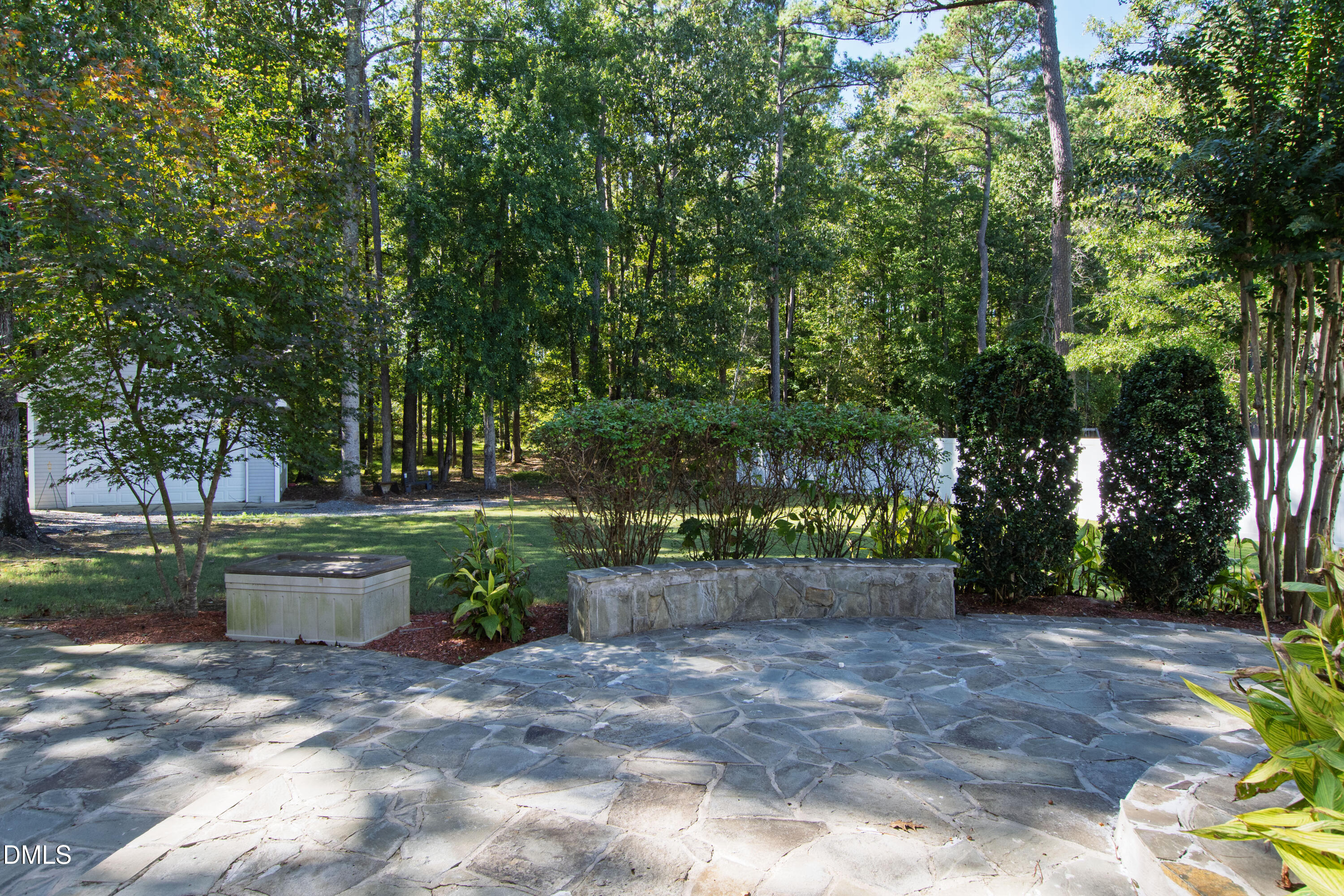 212 Fox Pen Drive Raleigh, NC 27603 - Photo 50 of 56 a backyard of a house with lots of green space