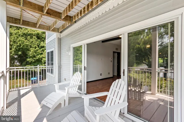 a view of a lake with outdoor space