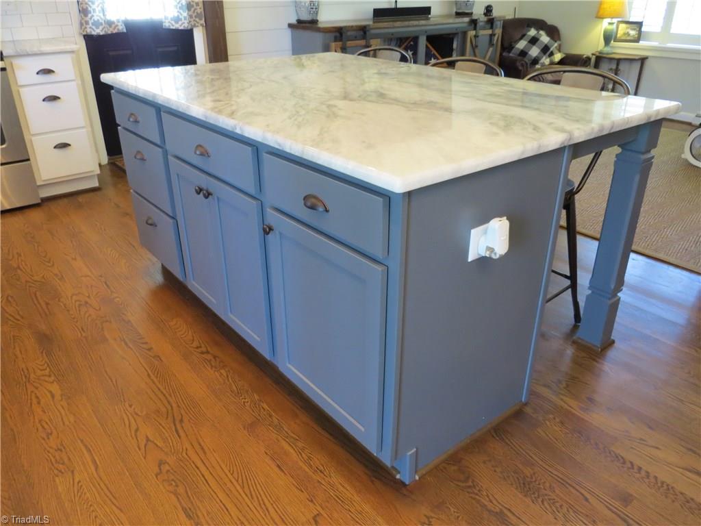 116 Longbow Road Reidsville, NC 27320 - Photo 4 of 20 Another view of the Kitchen Island with additional cabinet space