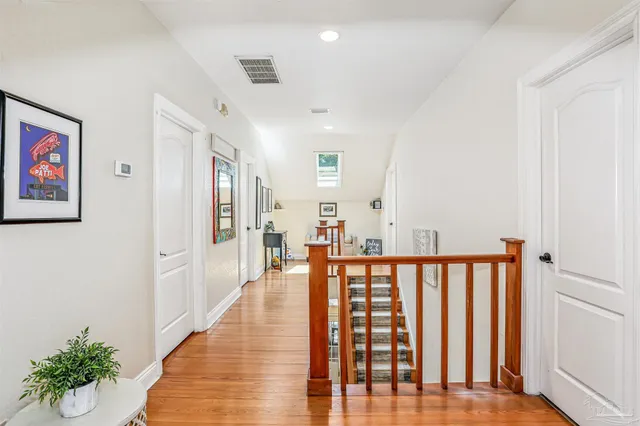 a bedroom with a bed and furniture
