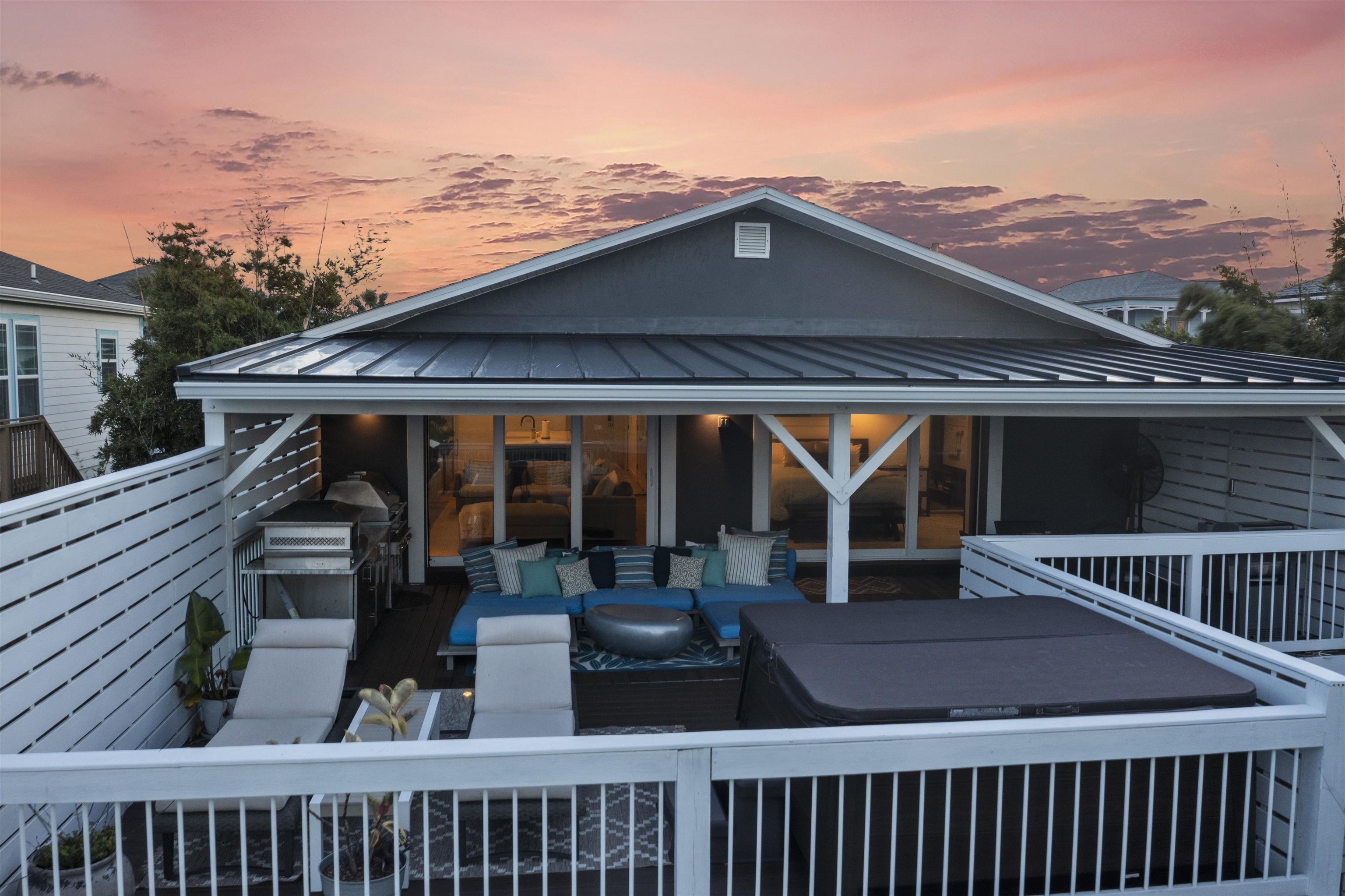 5730 Rudolph Avenue St. Augustine, FL 32080 - Photo 32 of 72 a view of house with a roof deck