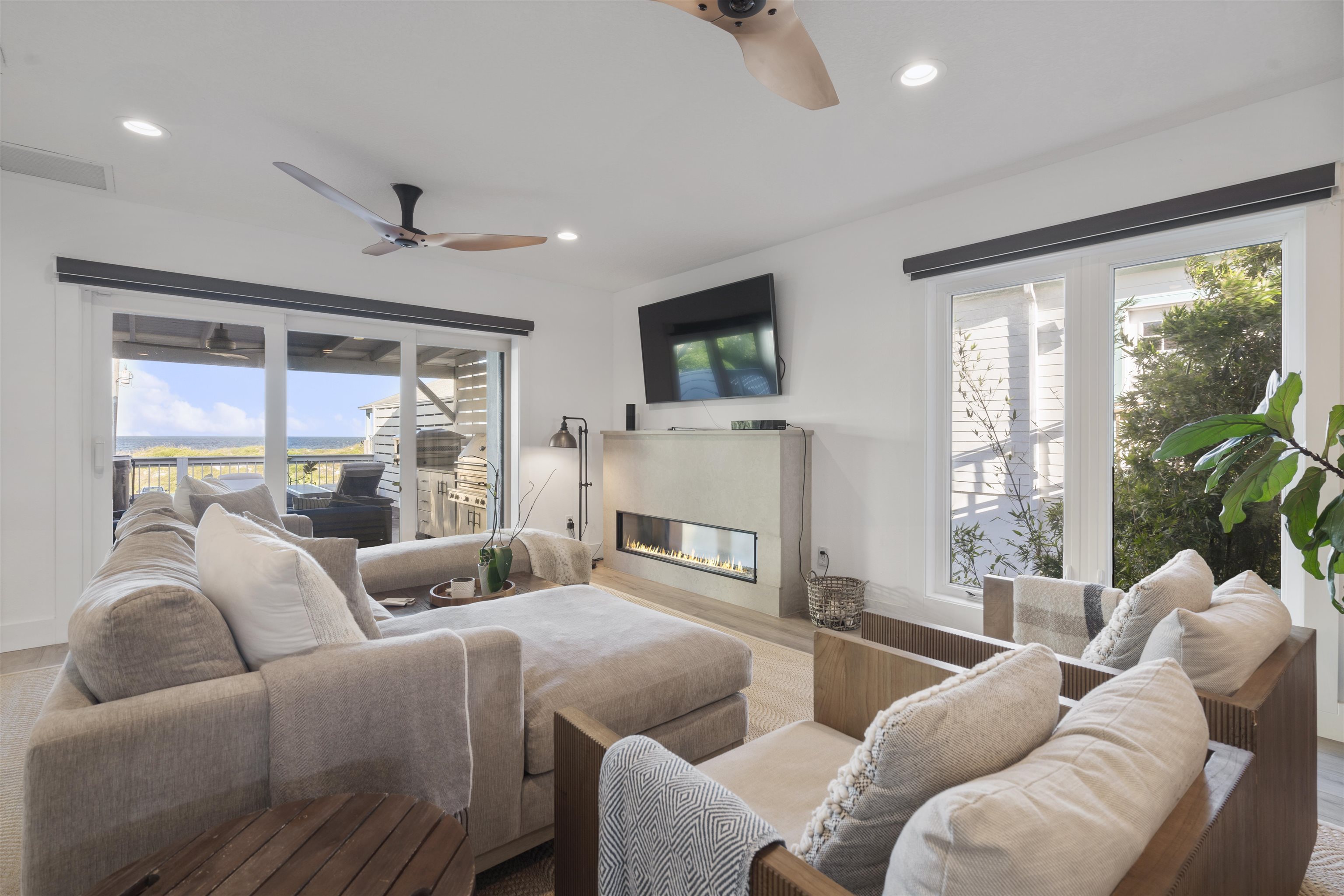 5730 Rudolph Avenue St. Augustine, FL 32080 - Photo 4 of 72 a living room with furniture and a large window