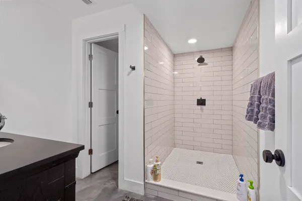 a view of outdoor space with seating area