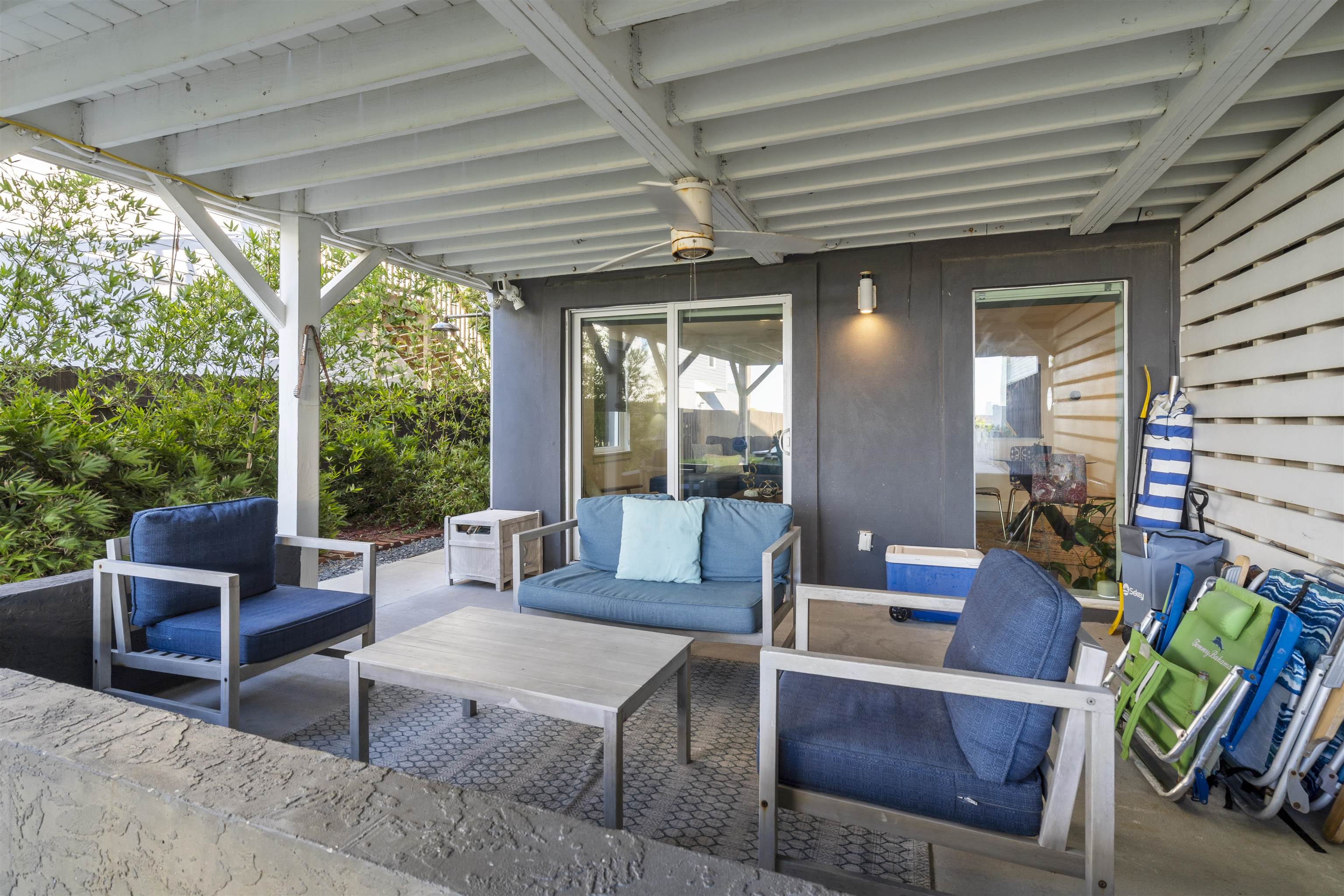 5730 Rudolph Avenue St. Augustine, FL 32080 - Photo 51 of 72 a living room with patio furniture and a potted plant