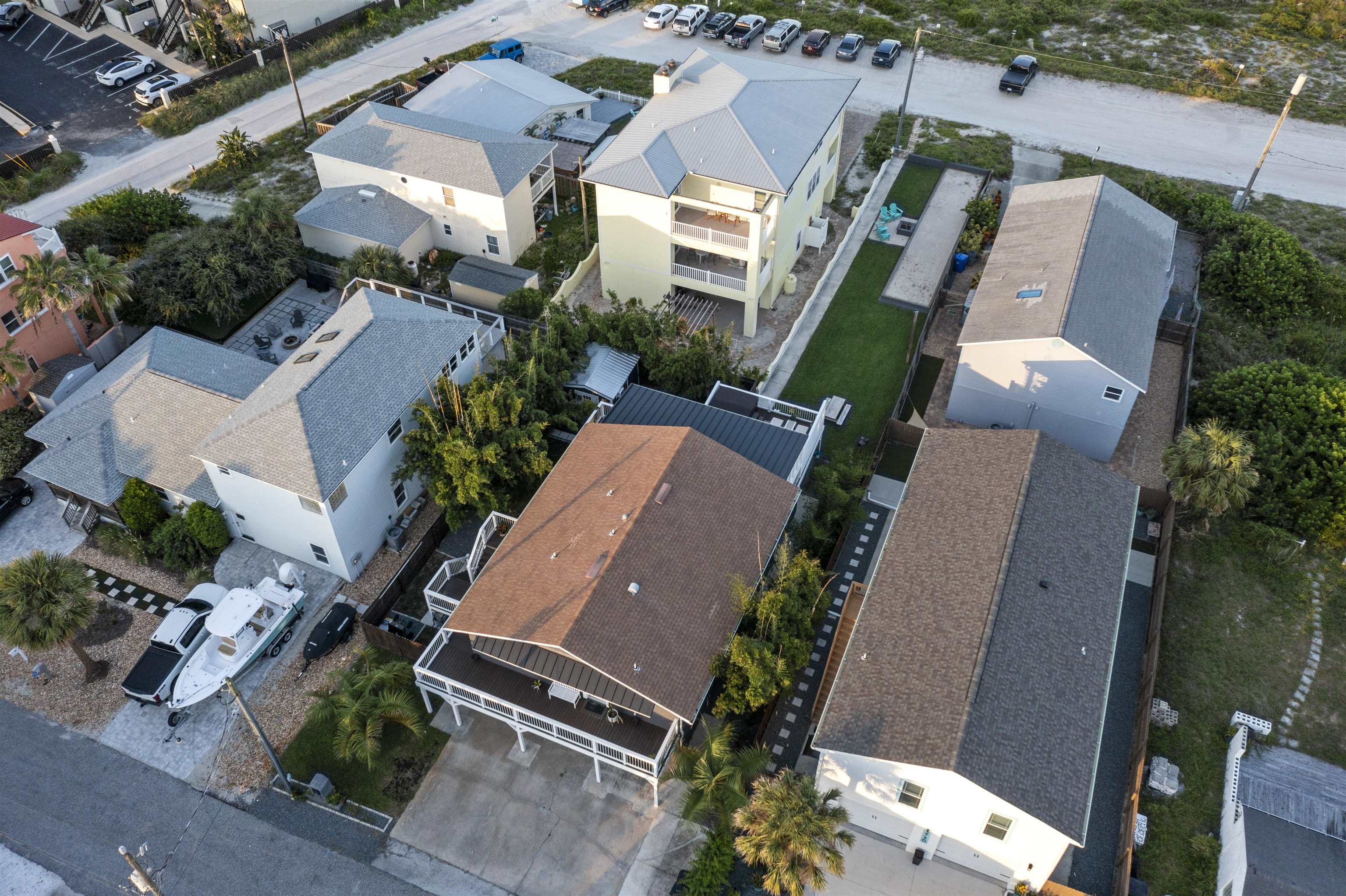5730 Rudolph Avenue St. Augustine, FL 32080 - Photo 71 of 72 an aerial view of multiple houses with yard