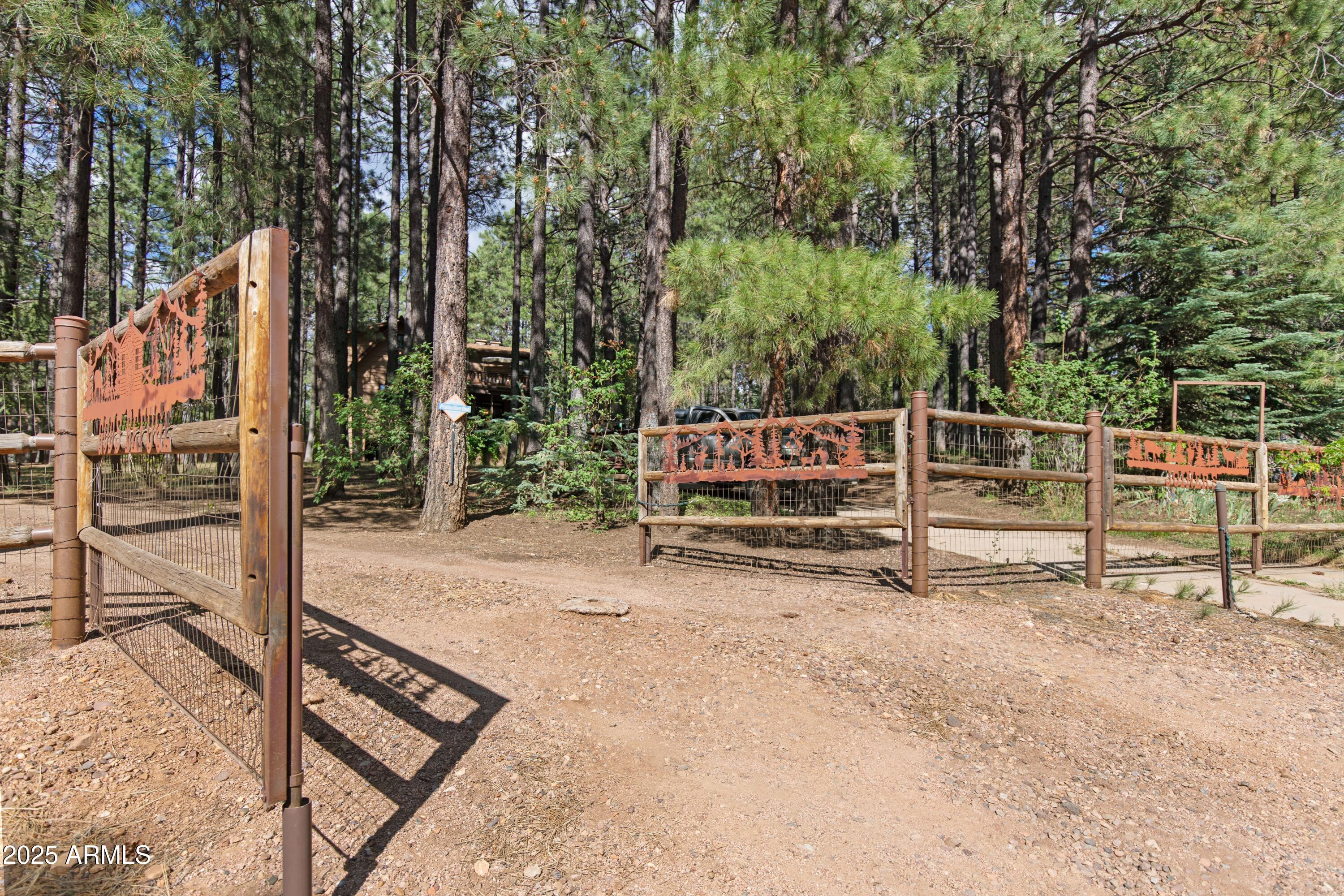 3910 Larson Loop Forest Lakes, AZ 85931 - Photo 55 of 57 Welcoming secure gate