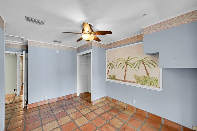 a view of an empty room