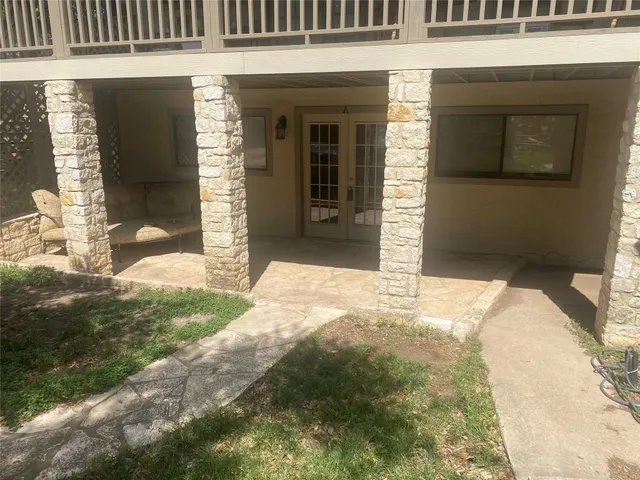 a view of a front door of the house