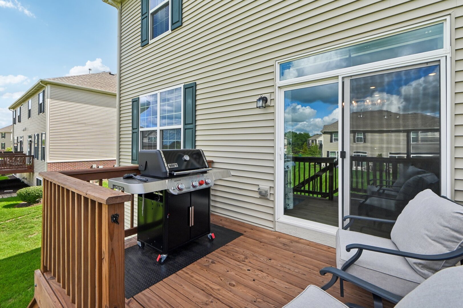 24734 South Dart Road Manhattan, IL 60442 - Photo 24 of 29 a view of backyard with a deck