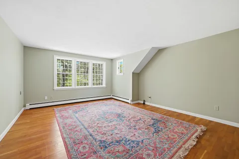 an empty room with window