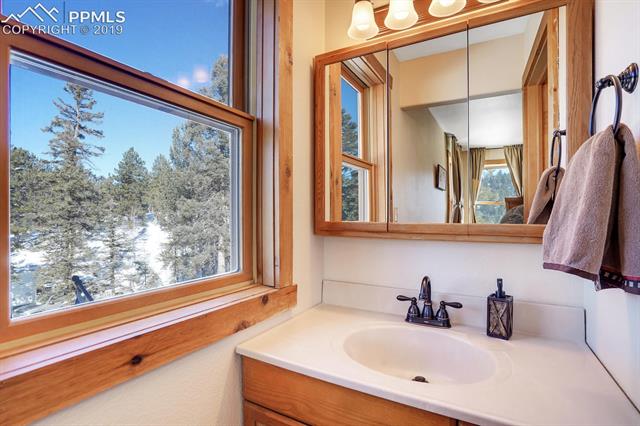 405 Cochetopa Road Florissant, CO 80816 - Photo 14 of 28 Master Bathroom with Bronze Fixtures, New flooring and more Views to start your morning