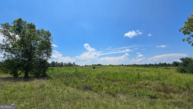 a view of a lake with a houses