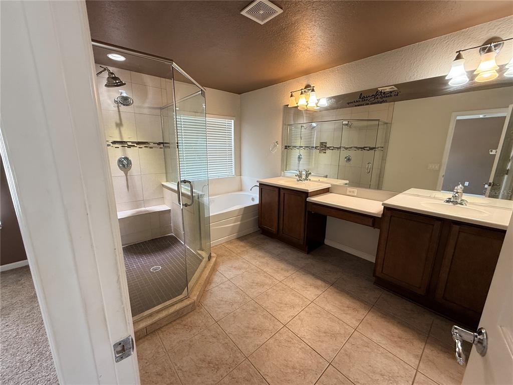 4199 Southwest 46th Court Ocala, FL 34474 - Photo 41 of 50 a bathroom with a tub sink and mirror