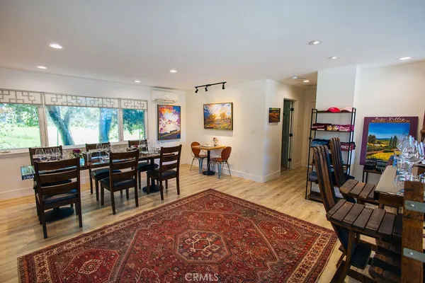 a view of a lake with houses