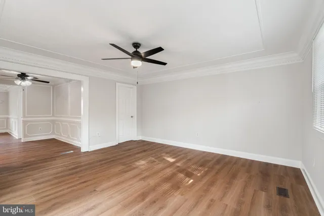 wooden floor in an empty room