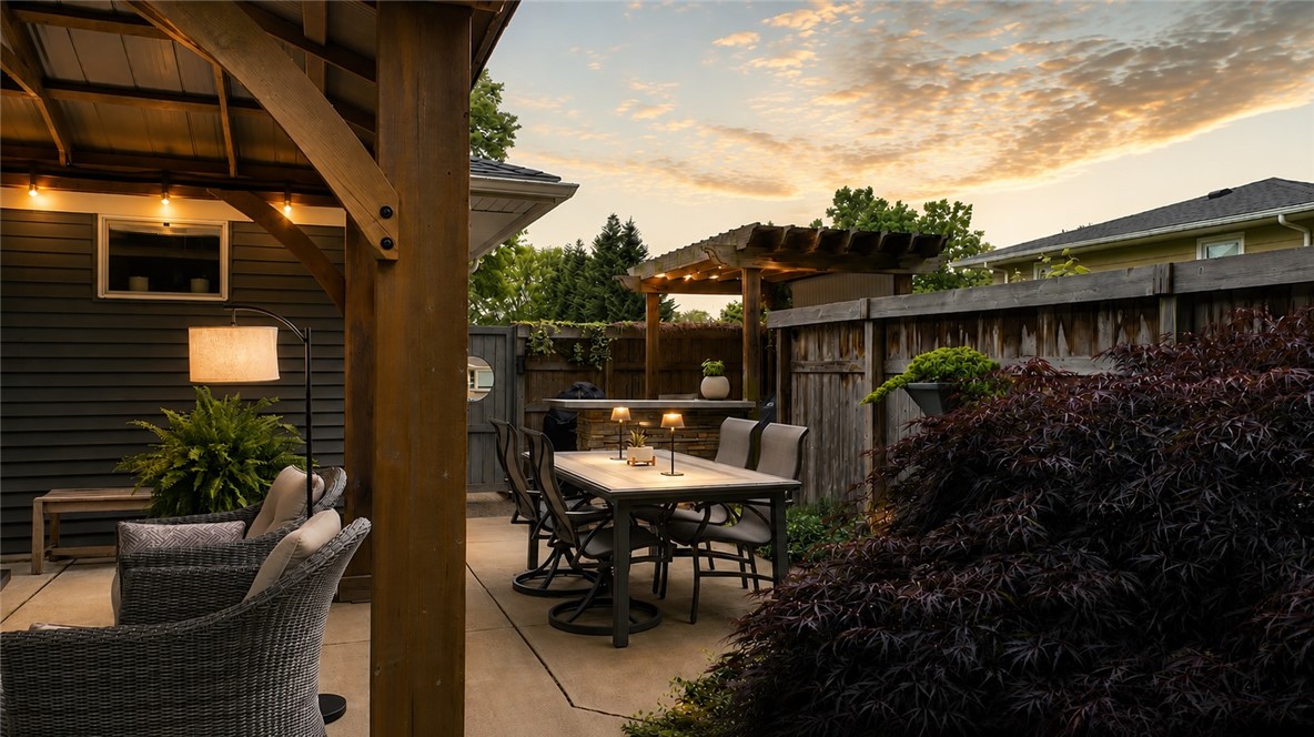 175 Longview Drive Webster, NY 14580 - Photo 41 of 47 Private backyard is a retreat. Patio, hot tub area