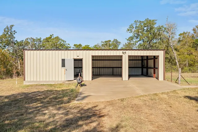 front view of a house with a outdoor space