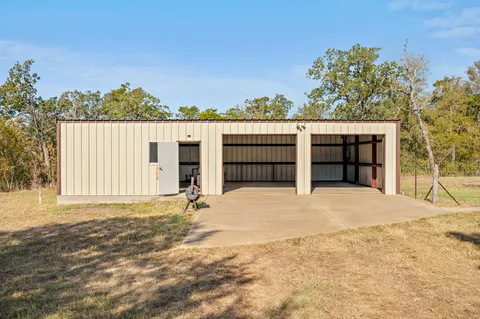 front view of a house with a outdoor space