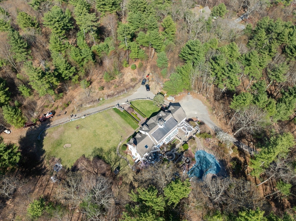 175 Pleasant Street Upton, MA 01568 - Photo 6 of 41 an aerial view of a house with a yard
