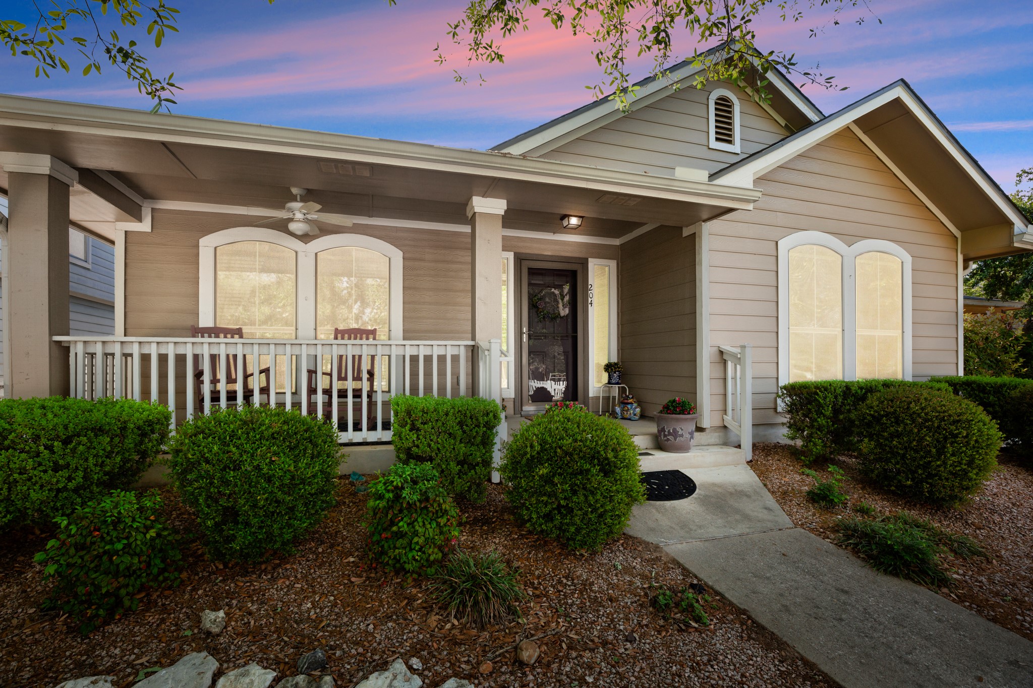 204 Crockett Road Cedar Park, TX 78613 - Photo 3 of 37 Front of Home at Dusk