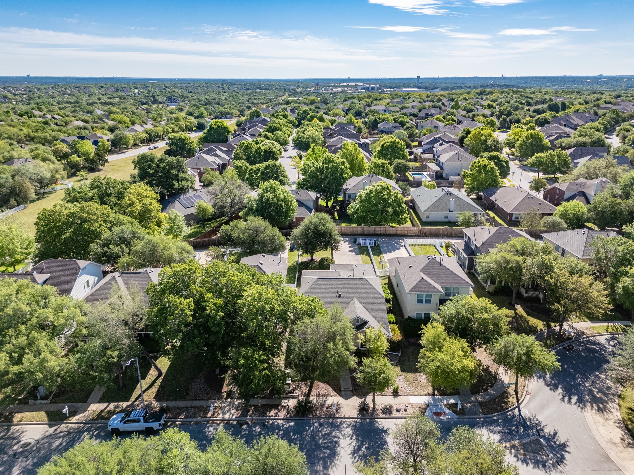 204 Crockett Road Cedar Park, TX 78613 - Photo 31 of 37 Aerial View of Front of Home