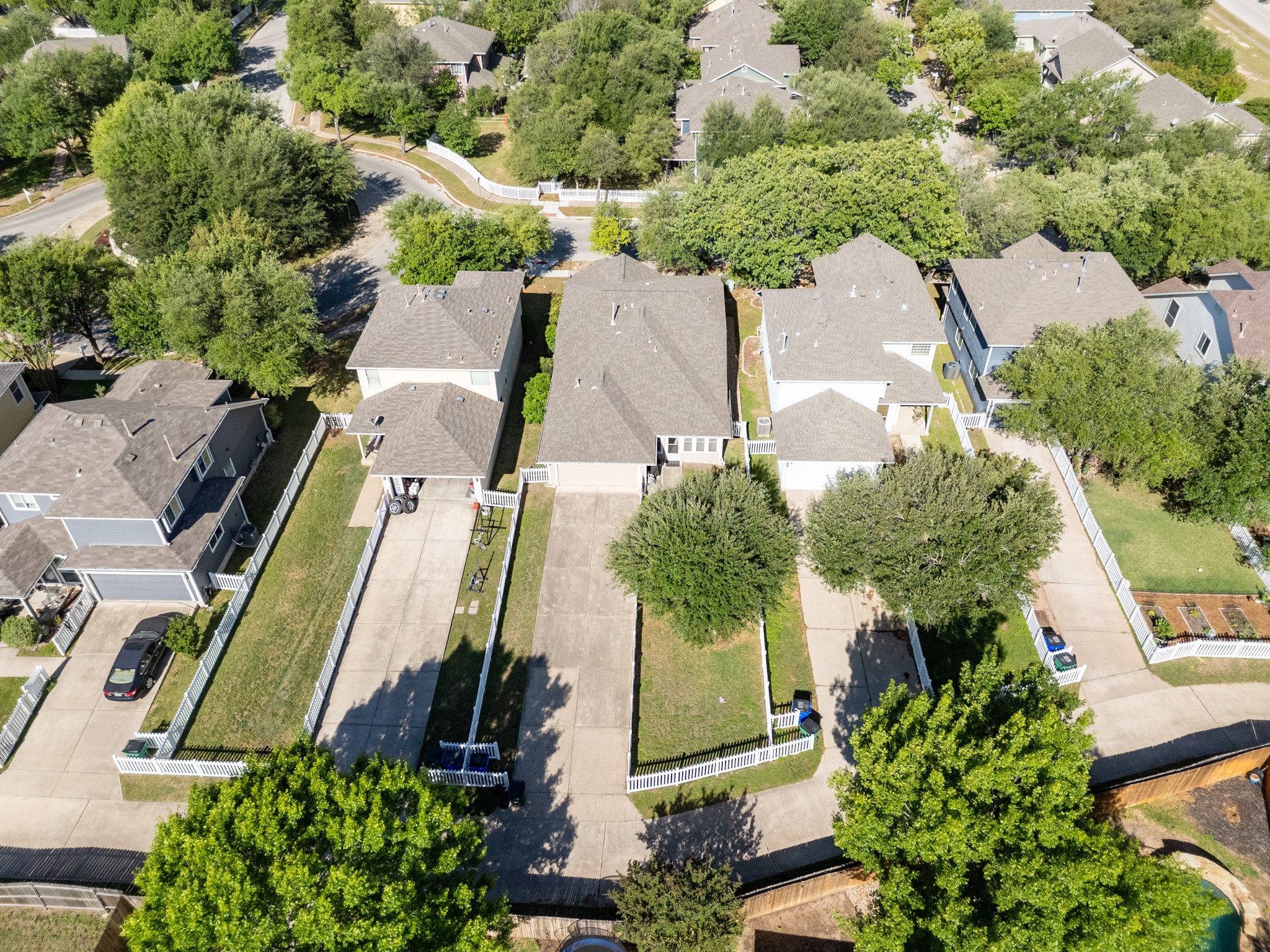 204 Crockett Road Cedar Park, TX 78613 - Photo 32 of 37 Aerial View of Back of Home