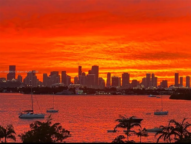 a view of lake and city view