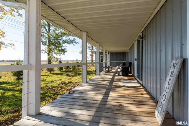 a view of balcony and deck