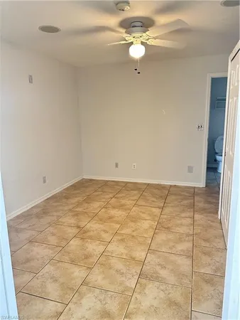 a view of a room with an empty space