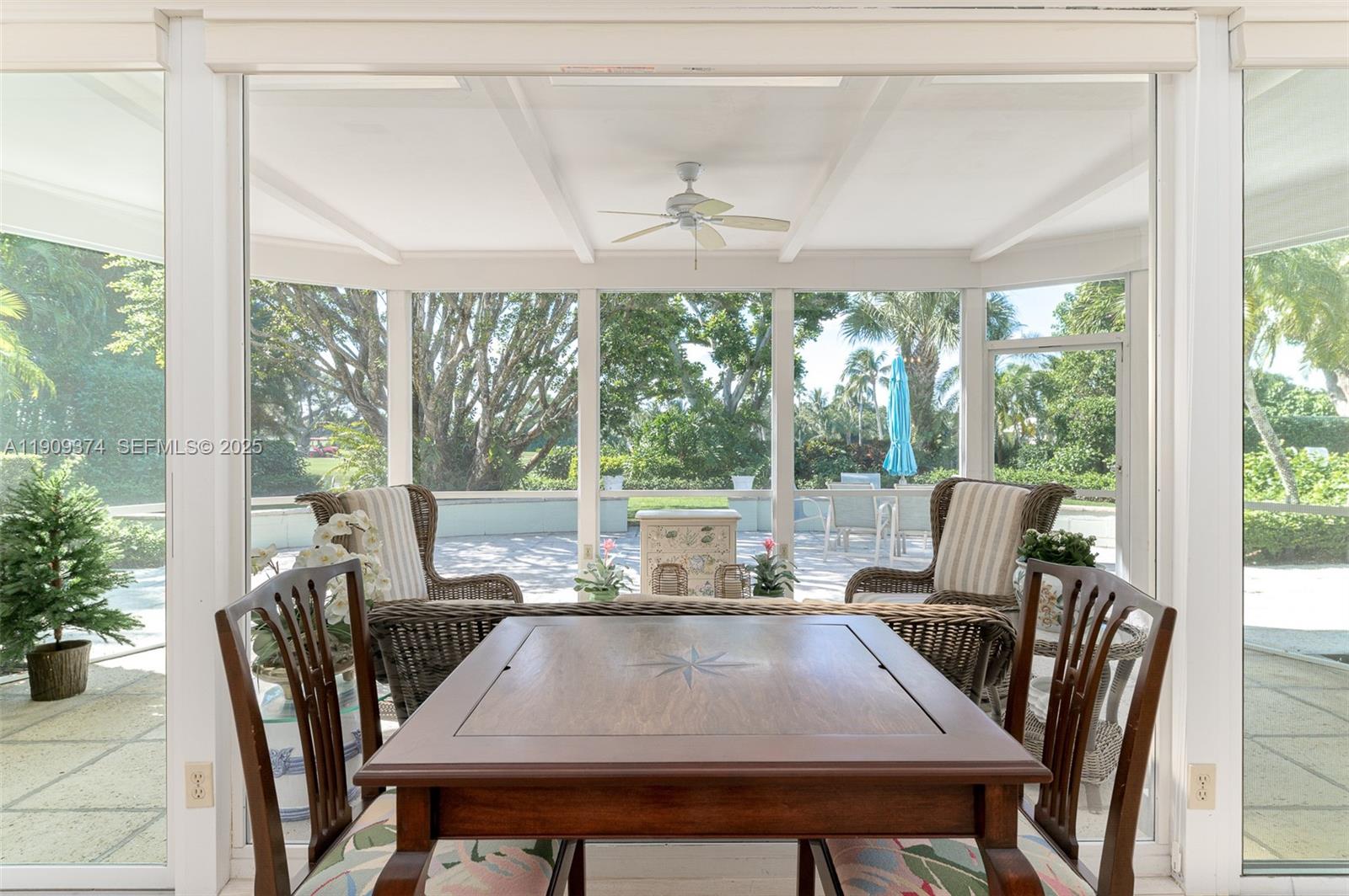 18 Gomez Road Jupiter Island, FL 33455 - Photo 10 of 34 a view of a dining room with furniture window and outside view