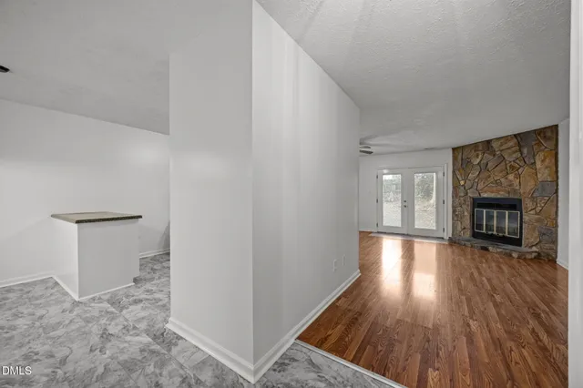wooden floor in an empty room