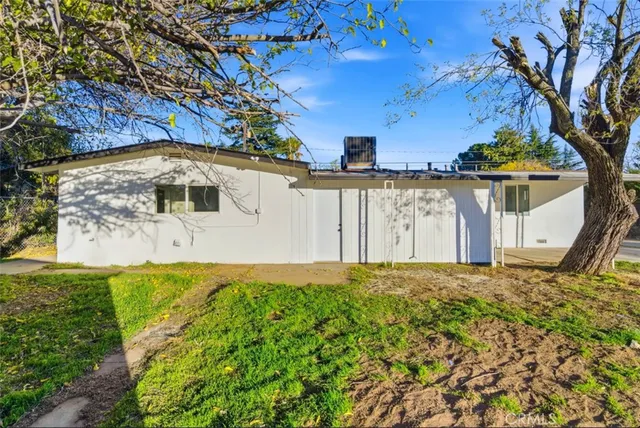 a view of a house with a outdoor space