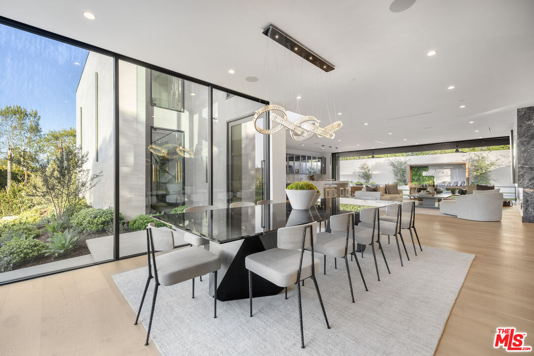 4246 Levitt Lane Sherman Oaks, CA 91403 - Photo 21 of 63 a view of a dining room with furniture window and outside view