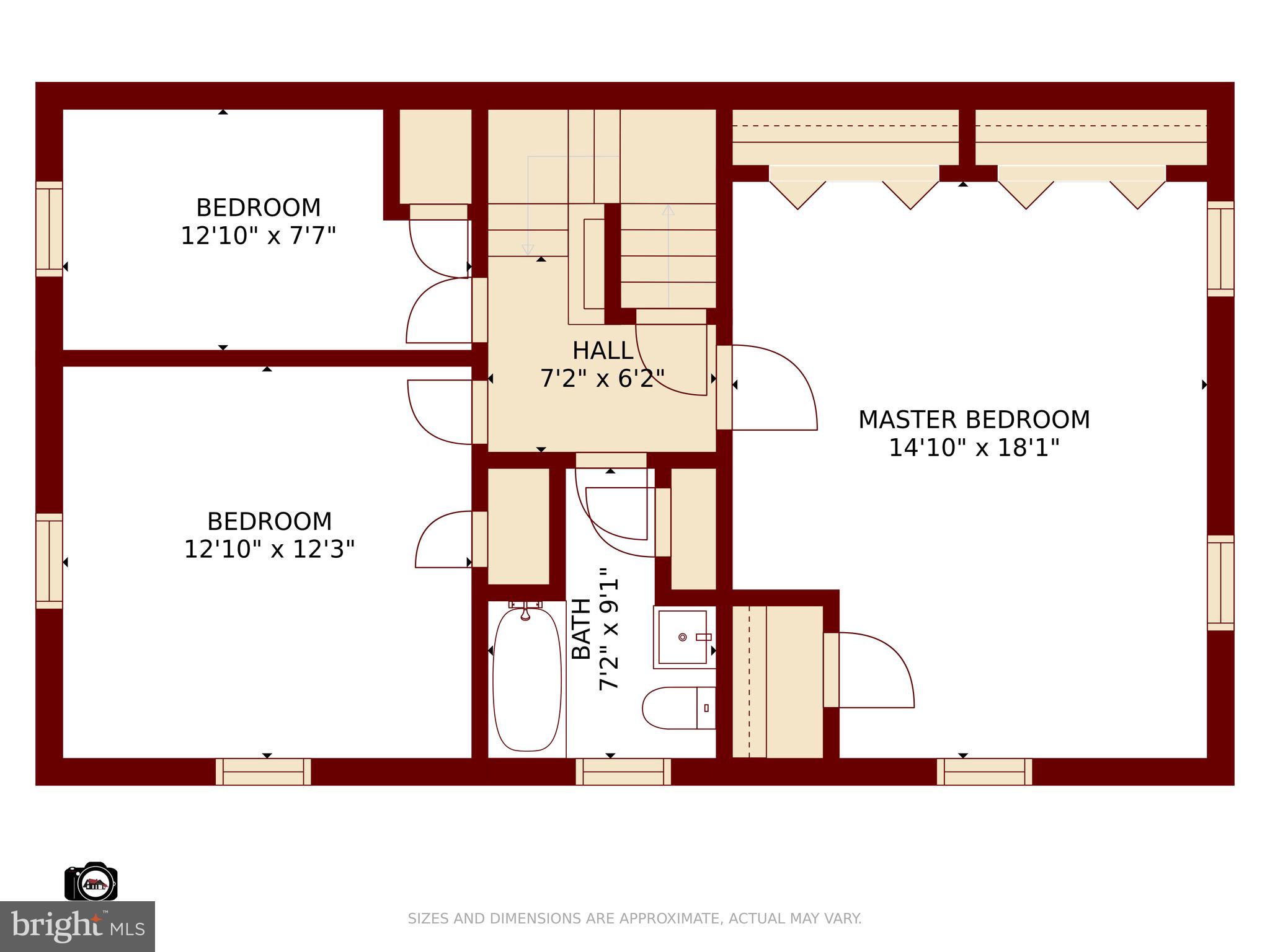 408 Murdock Road Baltimore, MD 21212 - Photo 41 of 44 2nd Level Floor Plan