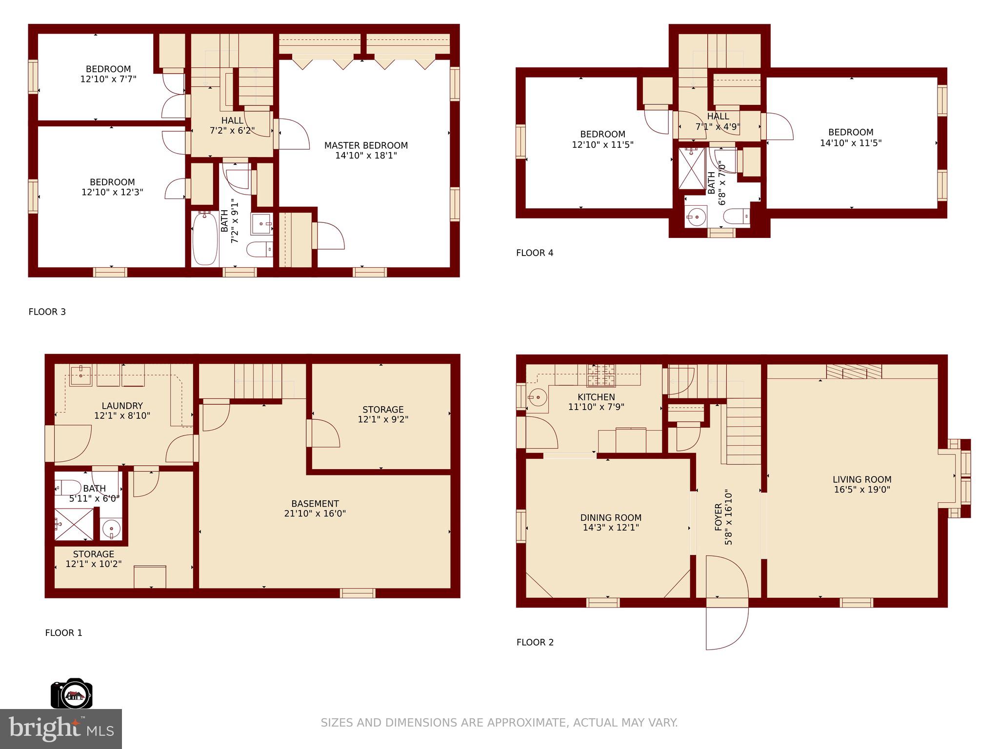 408 Murdock Road Baltimore, MD 21212 - Photo 44 of 44 408 Murdock Road Floor Plans
