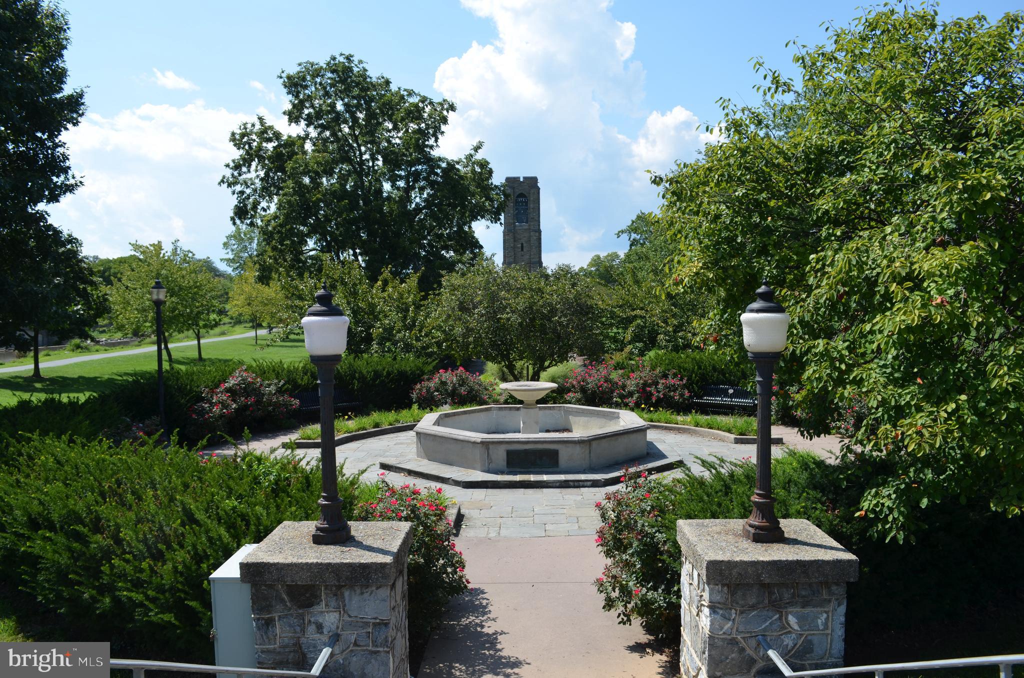 2137 Wainwright Court, Unit 2D Frederick, MD 21702 - Photo 28 of 31 a garden view with a fountain