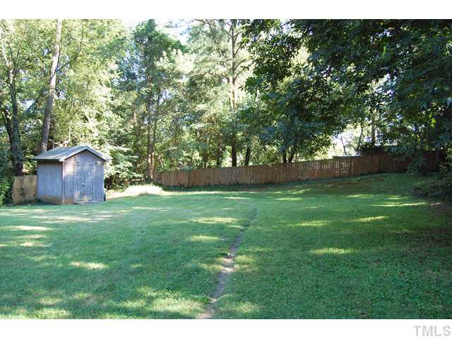 3317 Octavia Street Raleigh, NC 27606 - Photo 20 of 25 The spacious .45 acre yard offers plenty of space for gardening or playing your favorite outdoor sport.