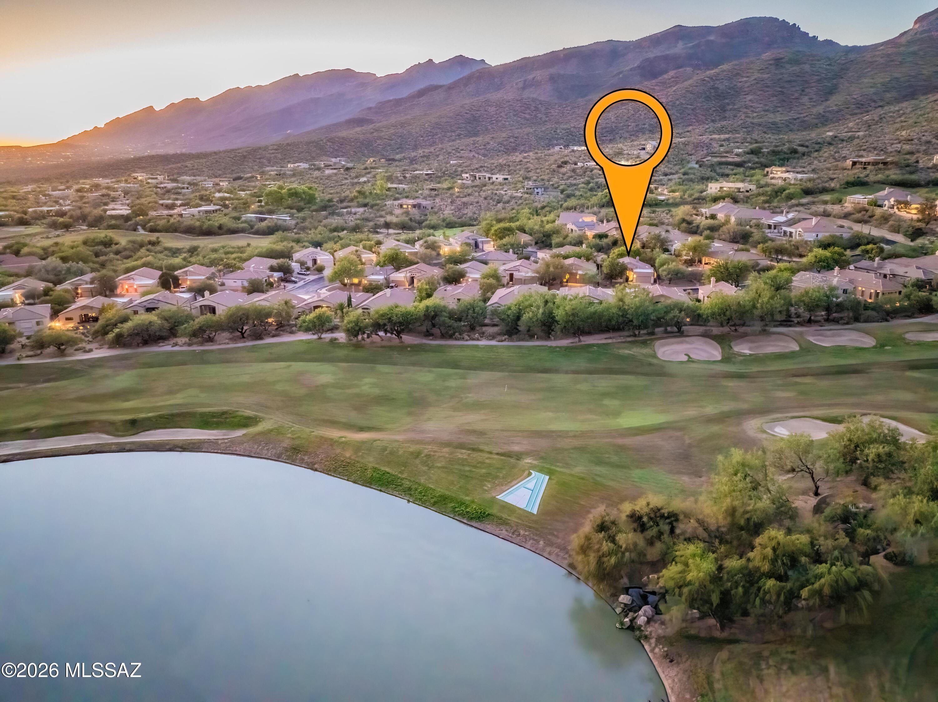 5305 Spring View Drive Tucson, AZ 85749 - Photo 41 of 41 Drone Twilight 11