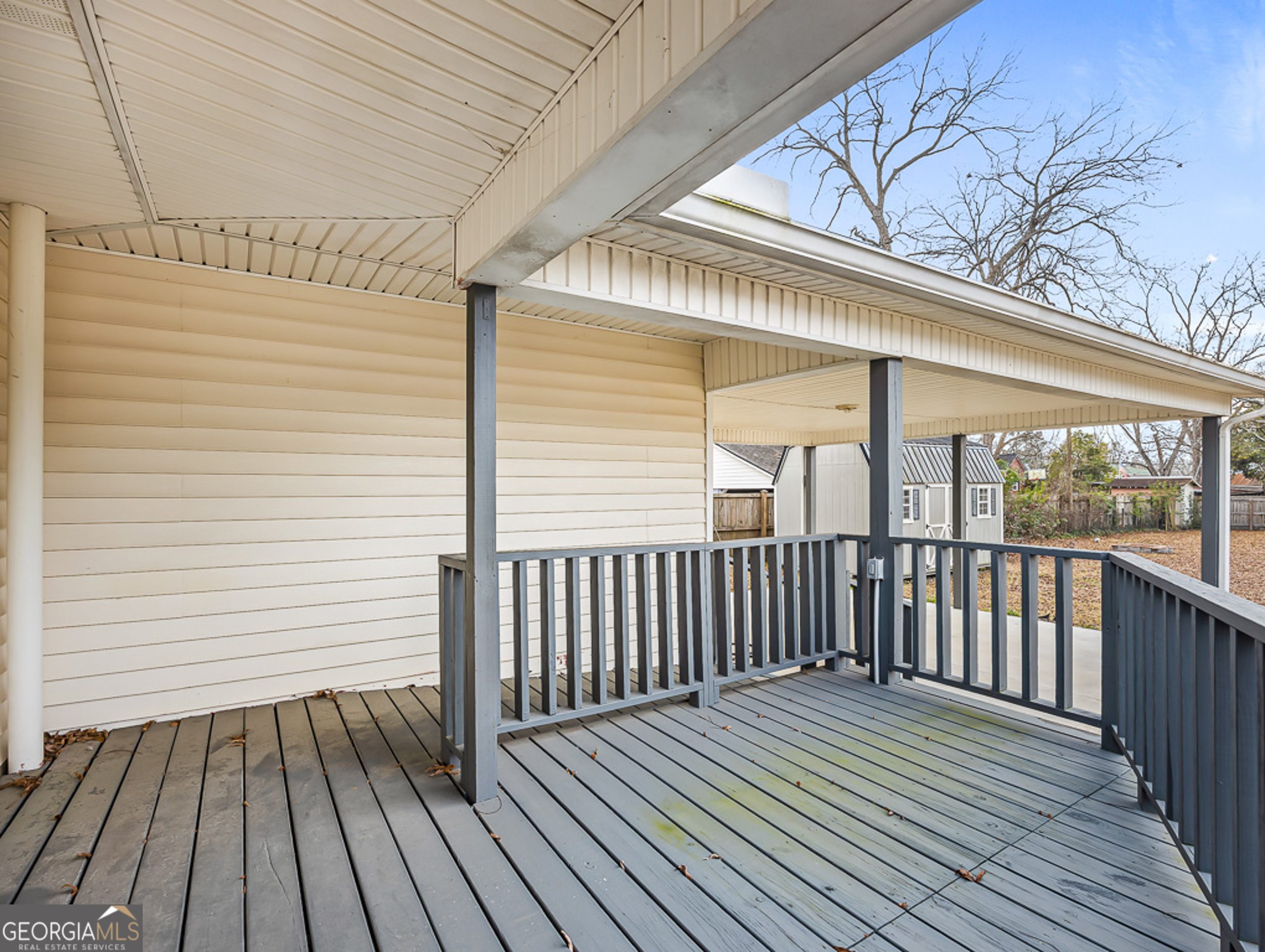 517 North Masonic Street Millen, GA 30442 - Photo 35 of 40 a view of wooden deck
