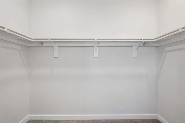 a view of a walk in closet