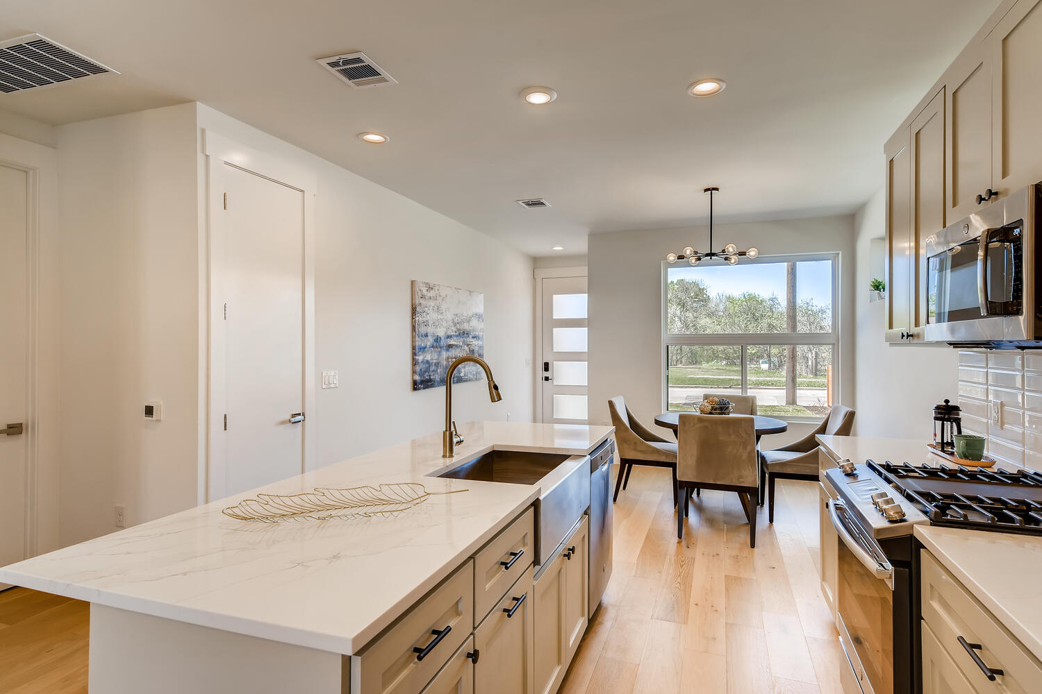 505 Kemp Street Austin, TX 78741 - Photo 12 of 34 Kitchen, dining, and natural light all lined up just right.