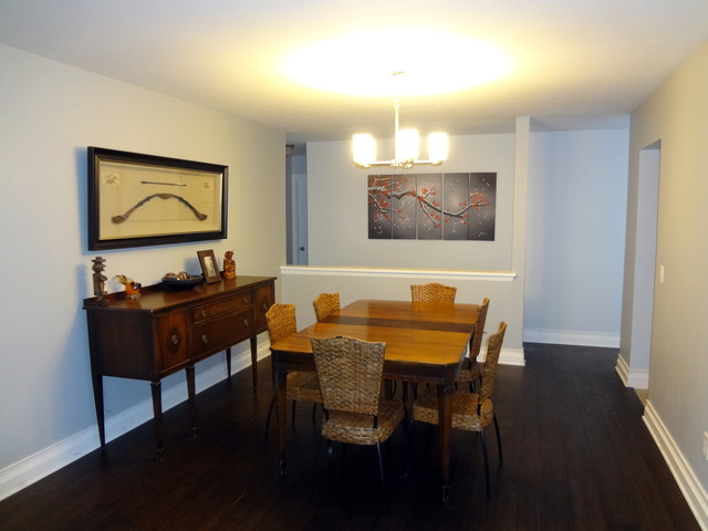 57 Stratford Road Montgomery, IL 60538 - Photo 3 of 15 a view of a dining room with furniture and wooden floor