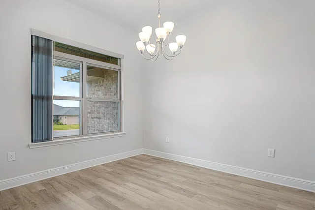 a view of an empty room