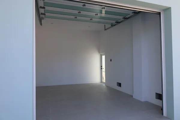 a view of a room with an empty space